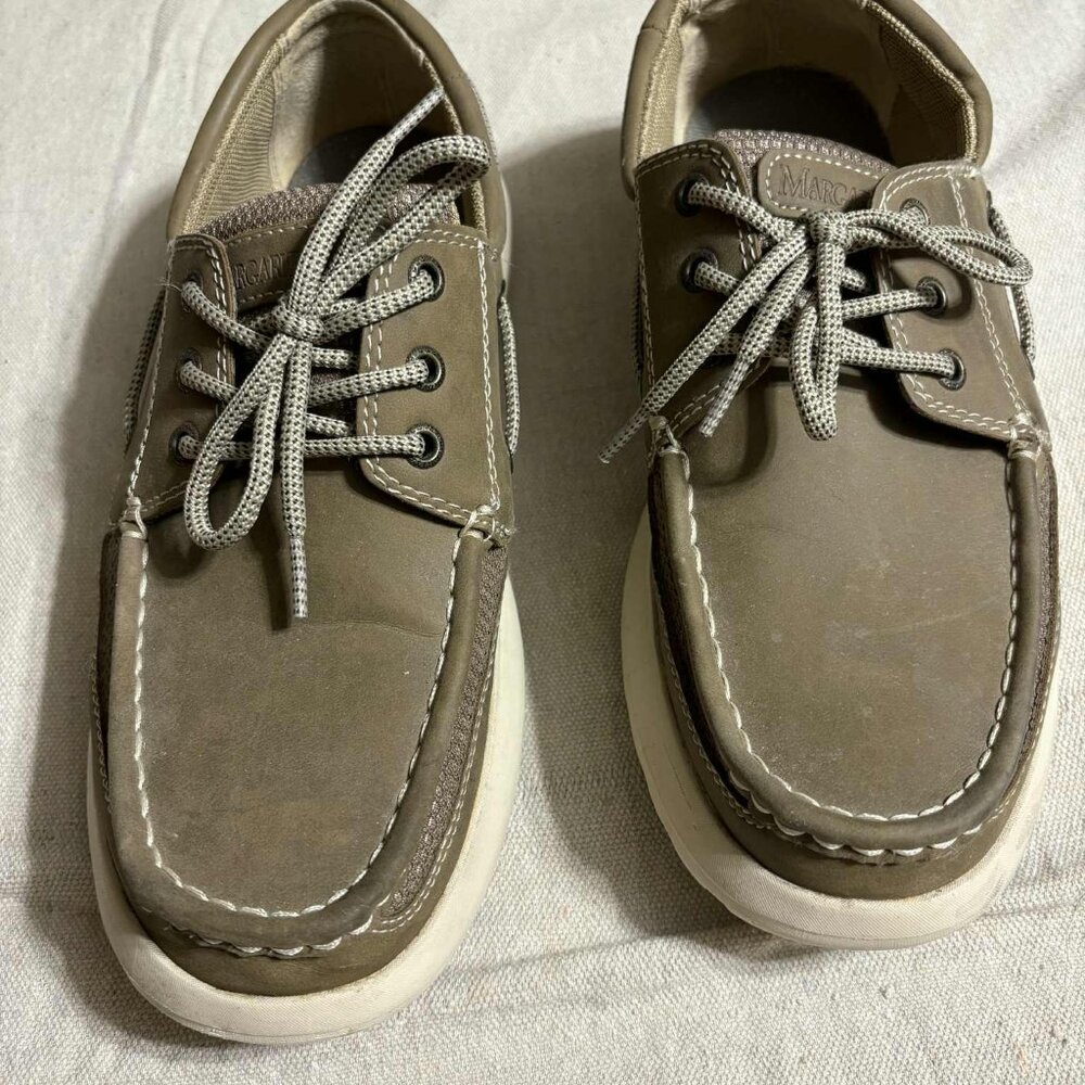 Men's Margaritaville deck shoes, size 10.5